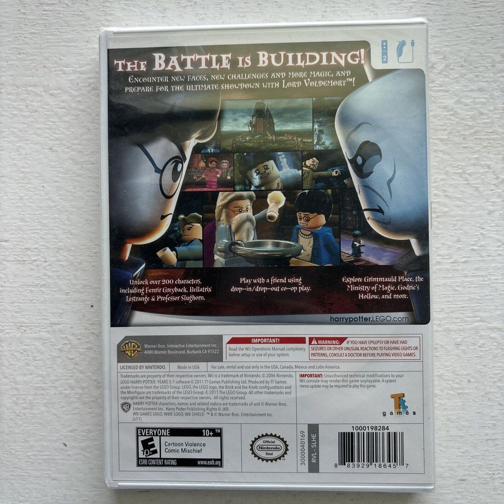 LEGO Harry Potter: Years 5-7 WII (Brand New Factory Sealed US Version) Nintendo - Picture 2 of 5